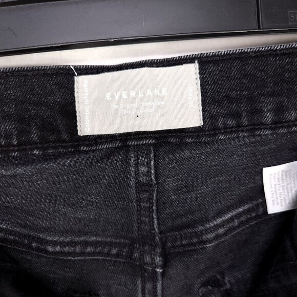 Everlane Womens The Original Cheeky Jeans Stretch Gray Size 26 Crop Denim - Picture 6 of 14